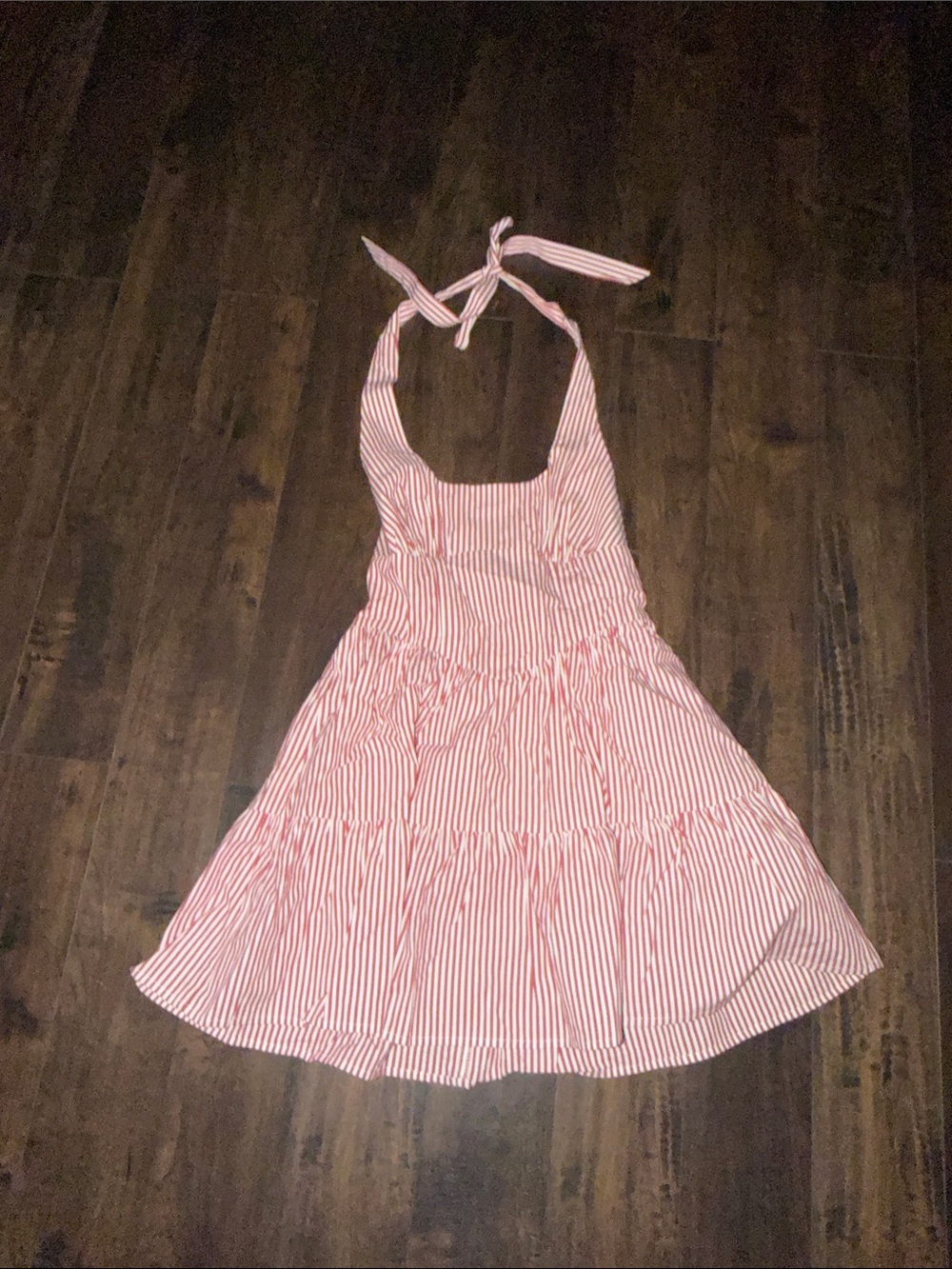 wild fable Pink & White Striped Halter Sundress